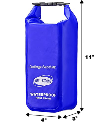 Waterproof First Aid Kit for Boat Marine Roll Top Dry Bag Blue - color: Ws011-blue