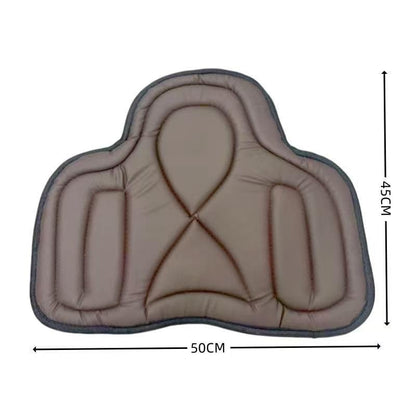 Saddle Tush Cushion Western Long Saddle Pad Horse Riding Seat Saddle Cushion Pad - color: BROWN