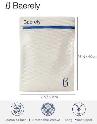 Mesh Laundry Bag for Shapewear, Bras & Delicates 12x16 in Pearl White