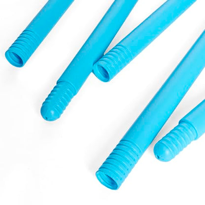 Lightweight Turquoise Blue Plastic Cane Walking Stick Hook Handle Cane(2 Style)