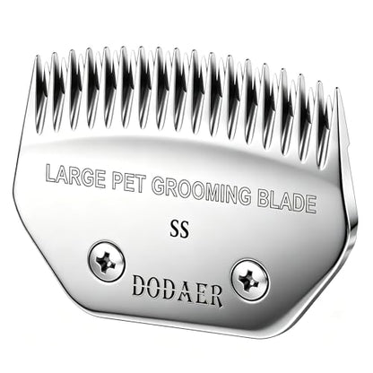 Dog Grooming Blade,Compatible with Andis Super Blending,Oster A5,Wahl KM10 - color: Silver, size: Super Blockings blade