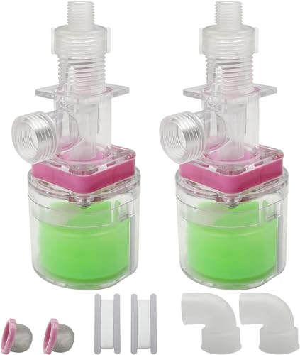 Transparency Water Float Valve, Water Level Control Water Tank Traditional Float Valve Upgrade (1/2” to 1/4“ UP) - size: 1/2” to 1/4“ UP