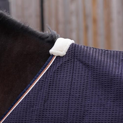 Shires Tempest Original Waffle Cooler (Navy, 69") - color: Navy, size: 69"