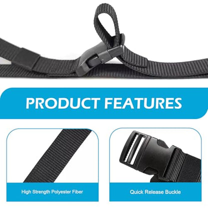 2PCS Car Battery Tie Down Strap, Adjustable Buckle Battery Strap, 39In Battery Hold Down with Quick Release Buckle, Universal for Cars, SUVs, Boats, Luggage Belt and More