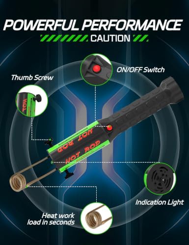 Magnetic Induction Heater Kit - 1200W 110V Hand Held Automotive Heat Tool For Rusty Screw Removing with 8 Coils and Box - color: Greenbox-green, size: 8 Coil