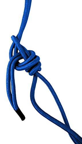 Southwestern Equine Side Pull Rope Halters with Nickle Plated Rings - color: Blue