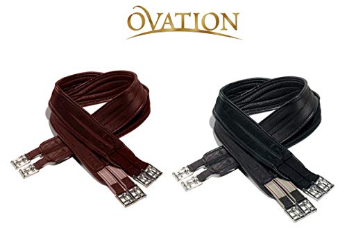 Ovsellerie Ovation Airform Chafeless Cushioned Textured Soft Horse Girth, Black, 50