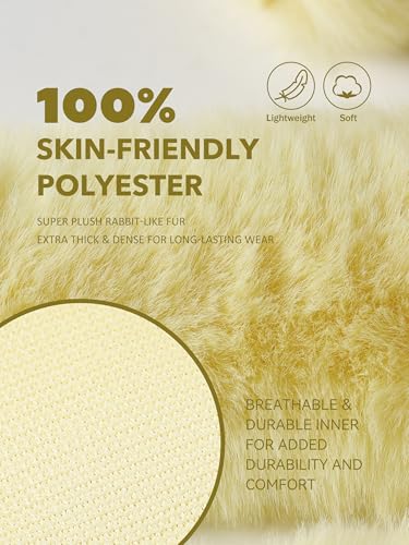 Harrison Howard Fleece Halter Covers for Horses, Set of 9, Prevent Hair Loss Pressure Marks, Padded Horse Halter Fleece Set Pale Canary - color: Pale Canary