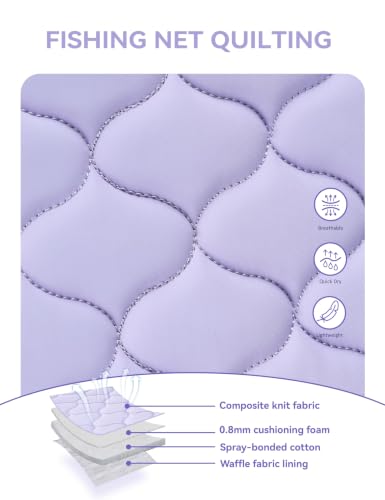 Harrison Howard All Purpose Saddle Pad, English Saddle Pad, Wither Contour - color: Lavender