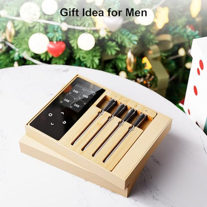 Newise Wireless Meat Thermometer with Smart APP - 4 Probes - style: 4 Probes