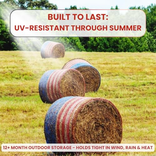 Bale Tuff Freedom Round Bale Net Wrap, 67 in x 7000 ft, Fits 5 ft - 16 Roll