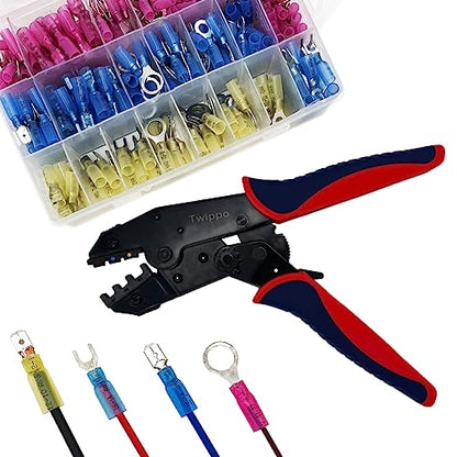 300Pcs Waterproof Electrical Heat Shrink Wire Connector Terminal Kit - size: 300pcs-Assortment
