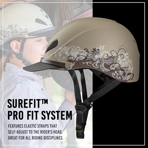 Troxel Troxel Dakota Horseback Riding Helmet - color: Traildust, size: Medium