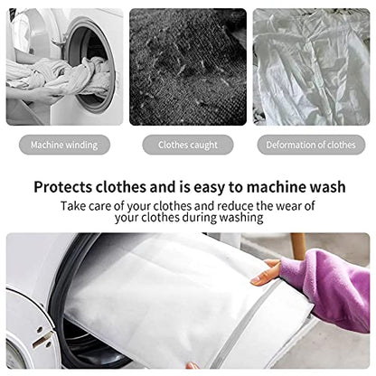 3 Pack Large Mesh Laundry Bags by MDSXO- Fine Durable Lingerie Delicates Bag for Washing Machine 16 * 20 inch [3 Pack] - size: 3L(Teenager Size)