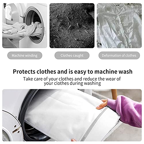 3 Pack Small Mesh Laundry Bags by MDSXO- Small Durable Lingerie Delicates Bag for Washing Machine for Socks, Bra, Mask,Baby Clothes 10 * 12 inch [3 Pack] - size: 3S(Baby Size)
