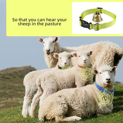 14 Pack Goat Collars with Bells