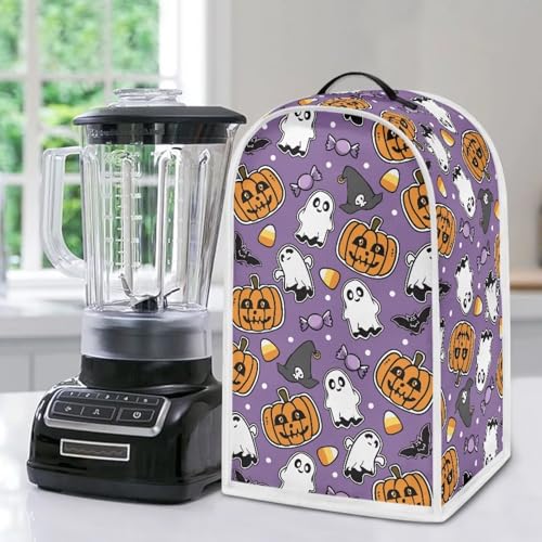 Kitchen Mixer Accessories Organizer Scratchproof Sturdy Fabric Fashion Machine Protector Househould Stylish Blender Cover Halloween - color: Halloween