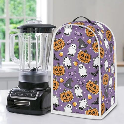 Kitchen Mixer Accessories Organizer Scratchproof Sturdy Fabric Fashion Machine Protector Househould Stylish Blender Cover Halloween - color: Halloween