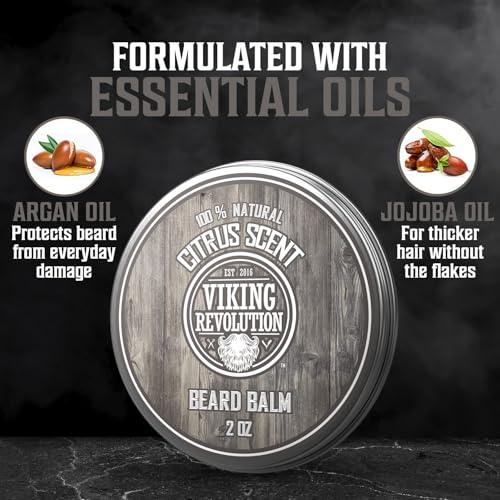 Viking Revolution Ultimate Beard Kit - Classic, 5 Pcs with Metal Box - size: 5 Piece Set