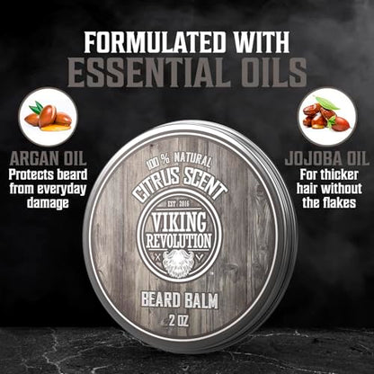 Viking Revolution Ultimate Beard Kit - Classic, 5 Pcs with Metal Box - size: 5 Piece Set
