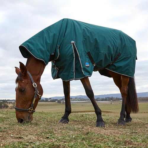 WeatherBeeta ComFiTec Classic Turnout Combo 0g, Forest Green/Black, 75" - size: 75"