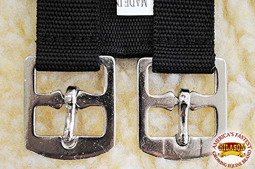 HILASON New Set of 2 Buckle Horse Saddle Western Girth Cinch Converter English