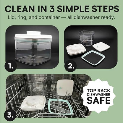 Bop Top Airtight Food Storage Containers | Pop-Top Lid | 3.5 Cups / 30 Oz - color: Single: 30 oz