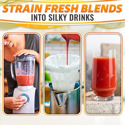 5.3 In Thai Tea Strainer, Fine Mesh Cloth, Stainless Steel Handle - style: Tea Filters