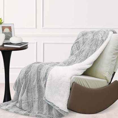 Templewet Heated Blanket Throw 50" x 60",Fluffy Electric Blanket,Gray | Timer Settings,Auto Off,Soft Sherpa Heated Throw Blanket,Machine Washable,Fast Heating for Sofa Bed Office Use,Gifts for Mom - color: Frosty Gray2