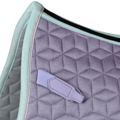 WeatherBeeta Suede Elite Air-Tec All Purpose Saddle Pad - color: Soft Lilac
