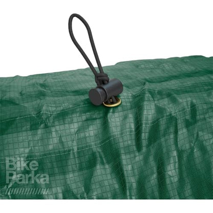 BikeParka STASH Waterproof Bicycle Cover (Forest Green) - color: Forest Green