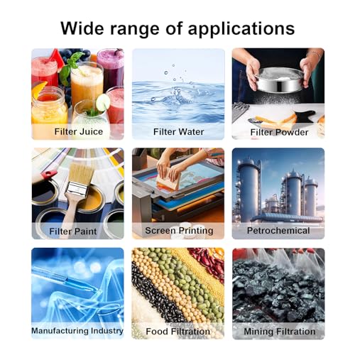 39 x 78 Inch 25-250 Micron Nylon Filter Mesh Fabric (80 mesh /180 μm) - style: 80 Mesh