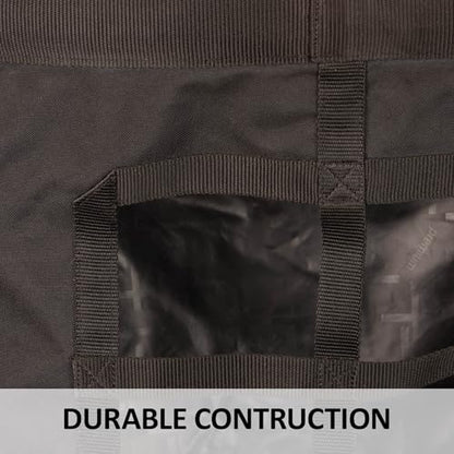 Schneiders Waste-Not Hay Bags | Durable 900D PVC | Easy Hanging with Floating Snap Top | Secure Strap Closure for Stable Feeding | 1 to 2 Flakes | Color Navy - color: Navy, style: 1 to 2 Flakes