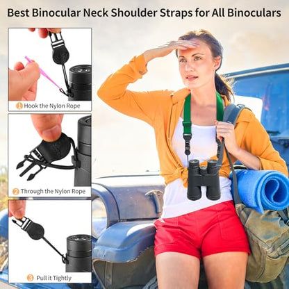 FIEIL Comfortable Shoulder Strap, Nylon Camera Strap, Adjustable Neck Strap for iPad, Cellphone Tablet, Camera, Laptop, Binocular, Luggage Bag (Dark Green Universal Lanyard) - color: Dark Green