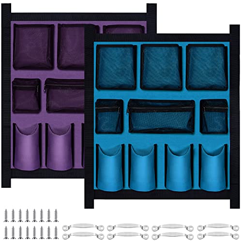 Riakrum 2 Pcs Horse Trailer Grooming Bag, Purple Blue, 29.92 x 22.83 Inch - size: 29.92 x 22.83 Inch
