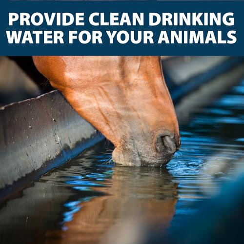 Airmax Stock Tank Defense Livestock Water Trough Cleaner Treatment, 24 Tabs | Clean drinking tanks for horse, cattle, goat & chicken with safe, easy-to-use tablet for farming & agricultural use - size: 24 Tablets
