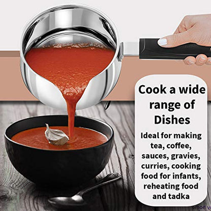 Hawkins Stainless Steel Tpan 1.5L with Glass lid - size: 1.6 Quarts