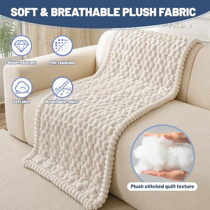 Waterproof Couch Cover for Dogs Washable (Beige, 27.6" x 59") - color: Waterproof Beige, size: 27.6"x 59.06"