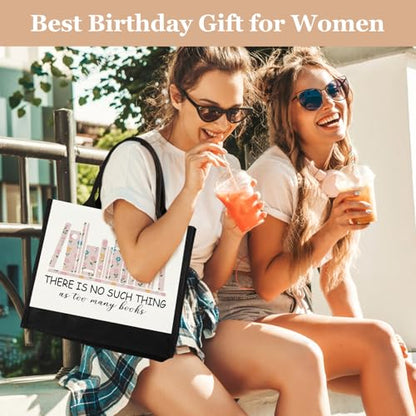 GevGuxLuo Tote Bag for Women Animal Lover Bag Gift for Women - color: Books