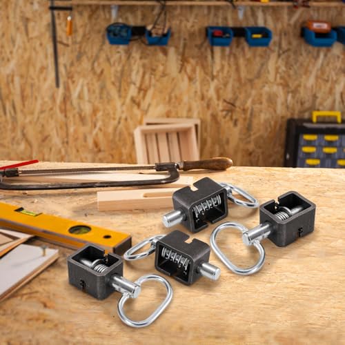 WRINGKIT 4 Pack Spring Latch Lock, Weld-On, 5/8"