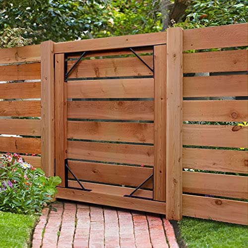 Heavy Duty Fence Gate Kit Gate Hardware No Sag Kit 2x4s Adjustable for Wooden Fence Gate Windows Shed Doors - size: 1 Set