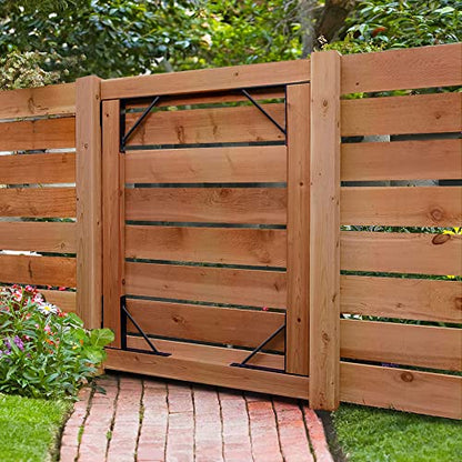 Heavy Duty Fence Gate Kit Gate Hardware No Sag Kit 2x4s Adjustable for Wooden Fence Gate Windows Shed Doors - size: 1 Set