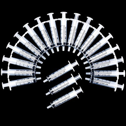 Frienda 20 Packs Syringes Without Needles,5 Ml - size: 5 ml