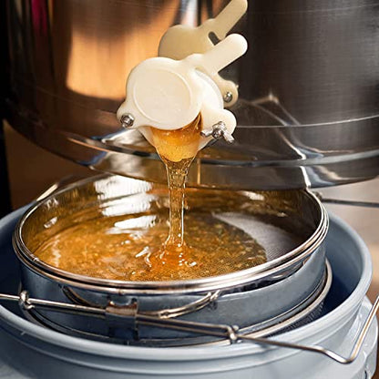 BEEXTM Honey Strainer Filter Stainless Steel Double Sieve for 5 Gal Bucket