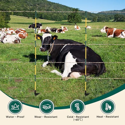 48In/4FT Fiberglass Step-in Electric Fence Posts