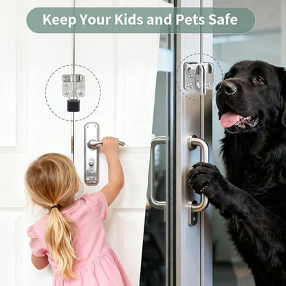 Mooche Flip Latch Gate Latch with Padlock Hole, Brushed-1Pack 1.8"*1.6" - color: Brushed, size: 1 pack-Stainless Steel small size