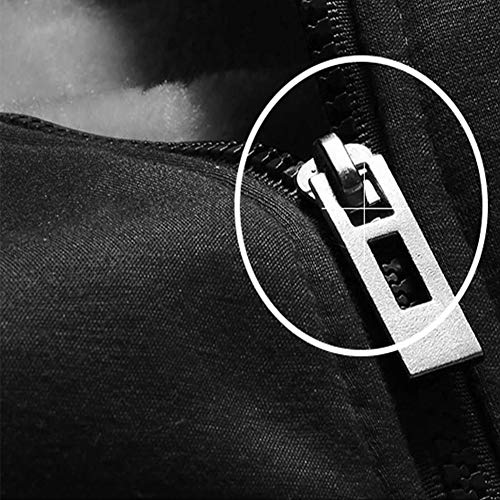 MACHLAB Men's Pullover Winter Workout Fleece Hoodie Jackets Full Zip Wool Warm Thick Coats - color: W11black, size: Medium