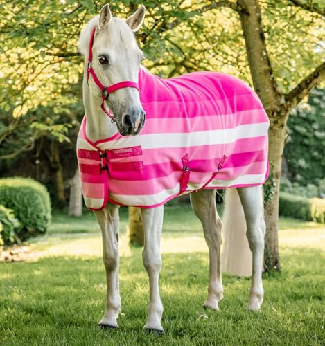 Horseware® Newmarket Pony Fleece Cooler - Witney Pink, 51 inches - color: Witney Pink, size: 51 inches
