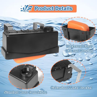 Water Trough Float Valve for Stock Tank,Automatic Livestock Waterer Level - style: Stock Tank Float Valve-1PCS