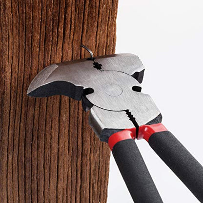 Bates - Multi-Plier Fence Tool, 10.8", Nail & Staple Puller, Cutting Pliers | Multi Function Tool for Fence Repair Nail Removal Staple Pulling Wire Cutting Construction Carpentry Gardening Use - color: Black, size: 1 Pack